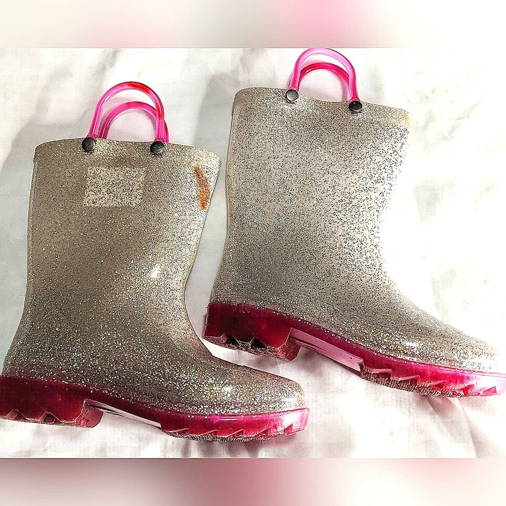 Member's Mark Girls Glitter Rain Boots